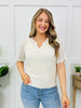 Neutral Wave Knit Top