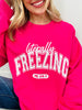Literally Freezing Graphic Crewneck Sweatshirt