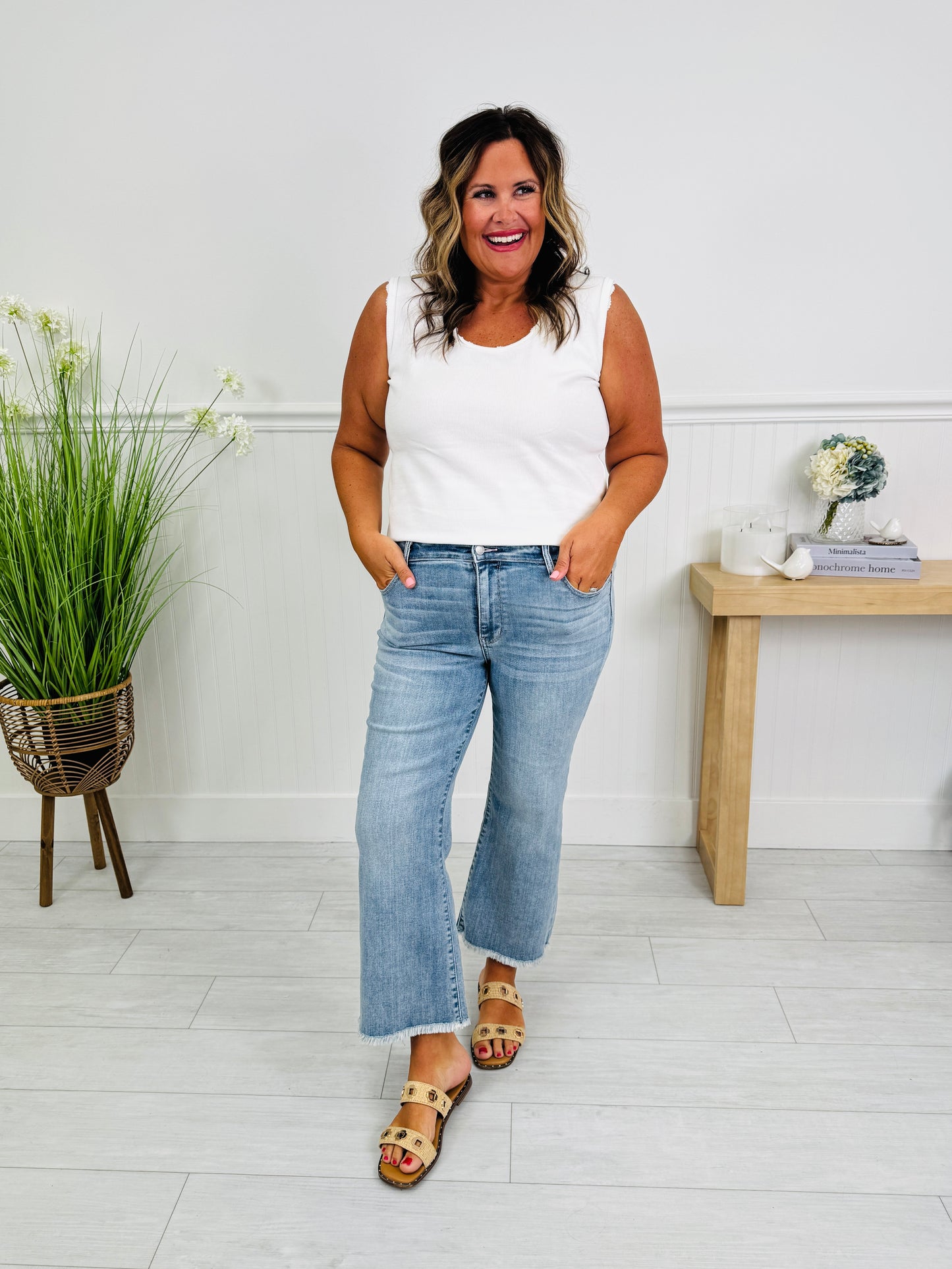 Judy Blue Chasing Sunsets Kick Flare Jeans