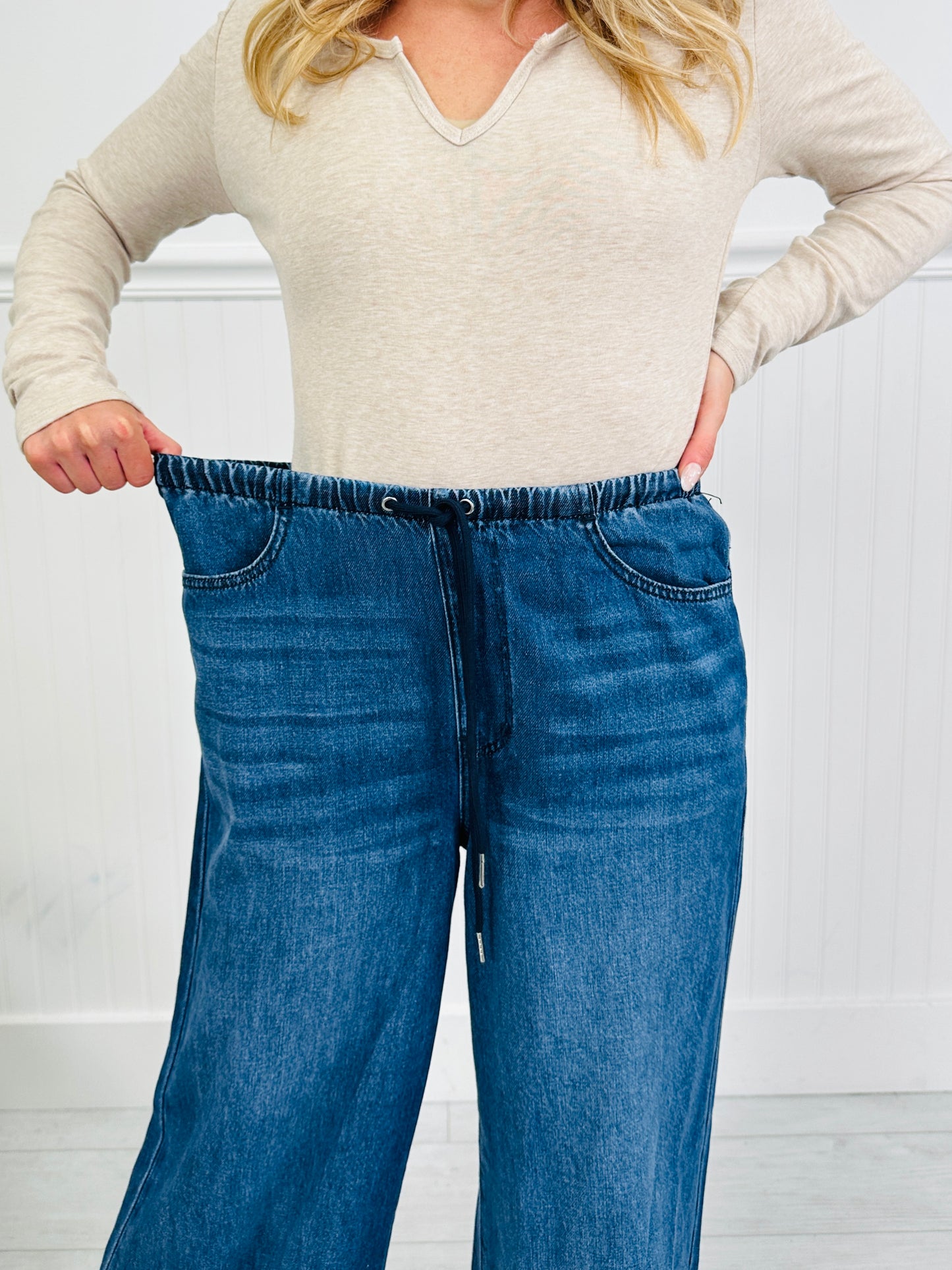 Judy Blue Light As A Featherweight Palazzo Jeans