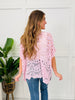 Top of the Charts Cardigan In Strawberry Pink
