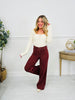 Judy Blue Cranberry Crush Retro Wide Leg Jeans