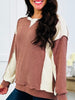 Café Cozy Sweatshirt In Nutmeg
