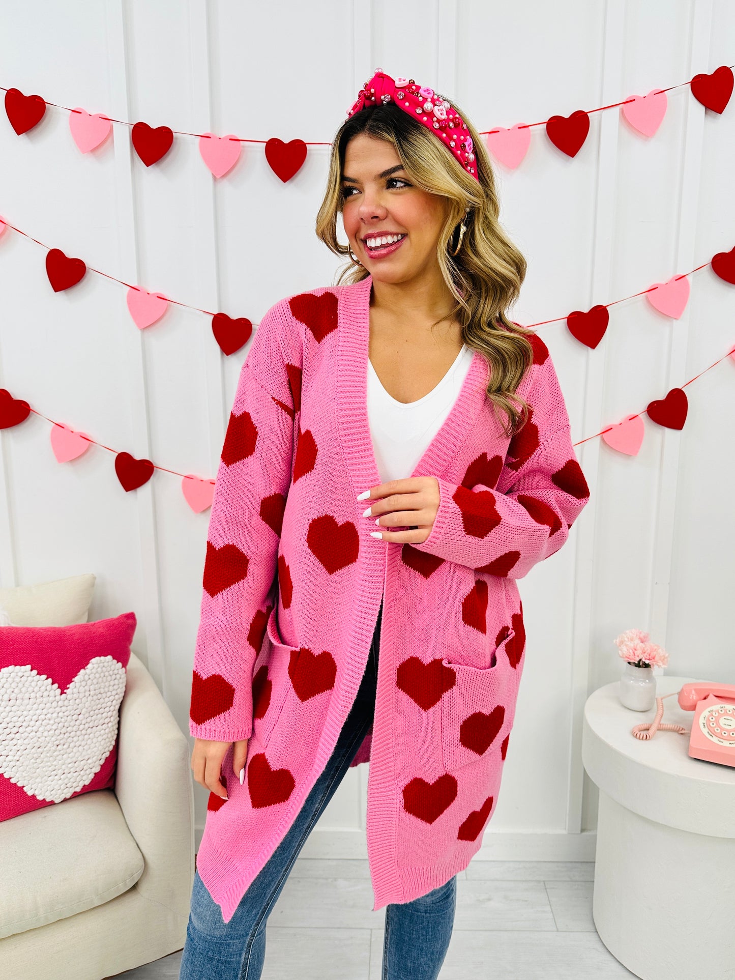 Sweetheart Style Cardigan