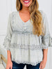 A Gentle Afternoon Top In Sage