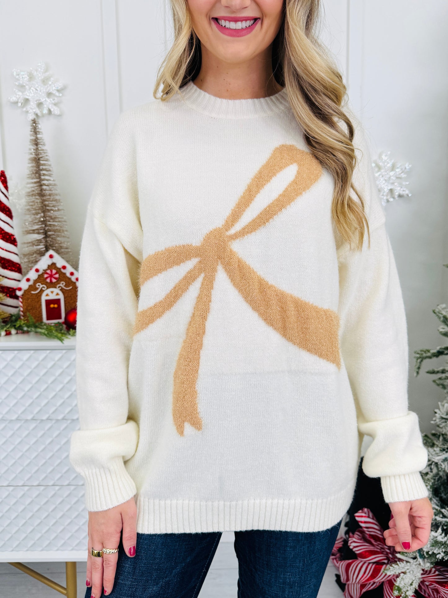 Ribbon Crush Sweater