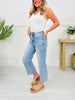 Along For The Ride Wide Leg Cropped Jeans With Tummy Control