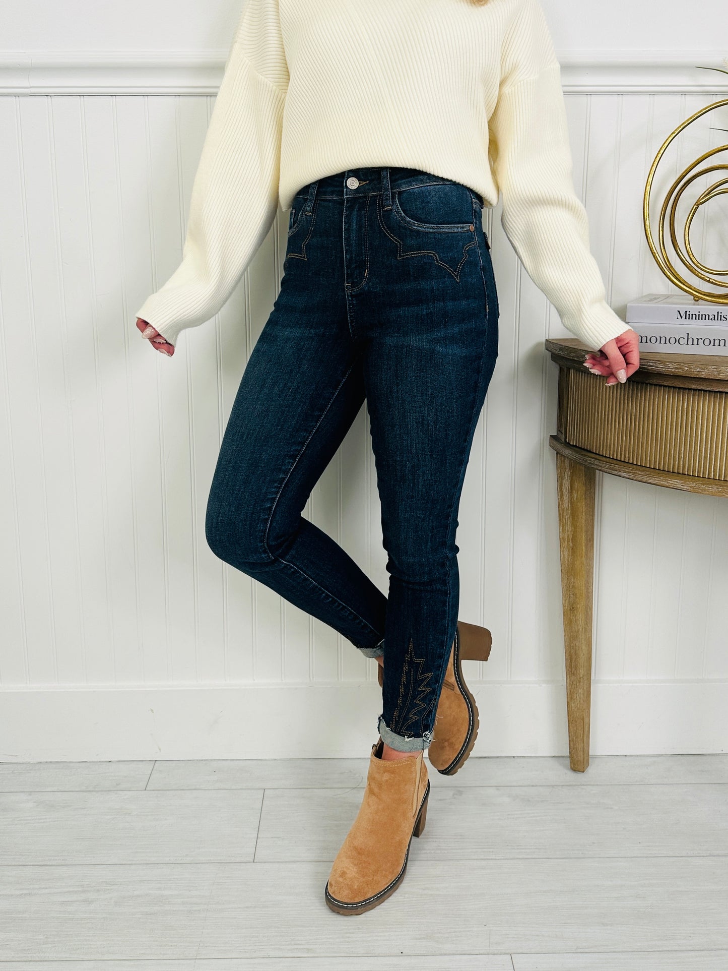 Judy Blue Stitched in Style Skinny Jeans