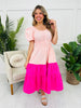 Pastel Poetry Dress in Blush Pink