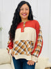 Rustic Roots Top In Red Pumpkin