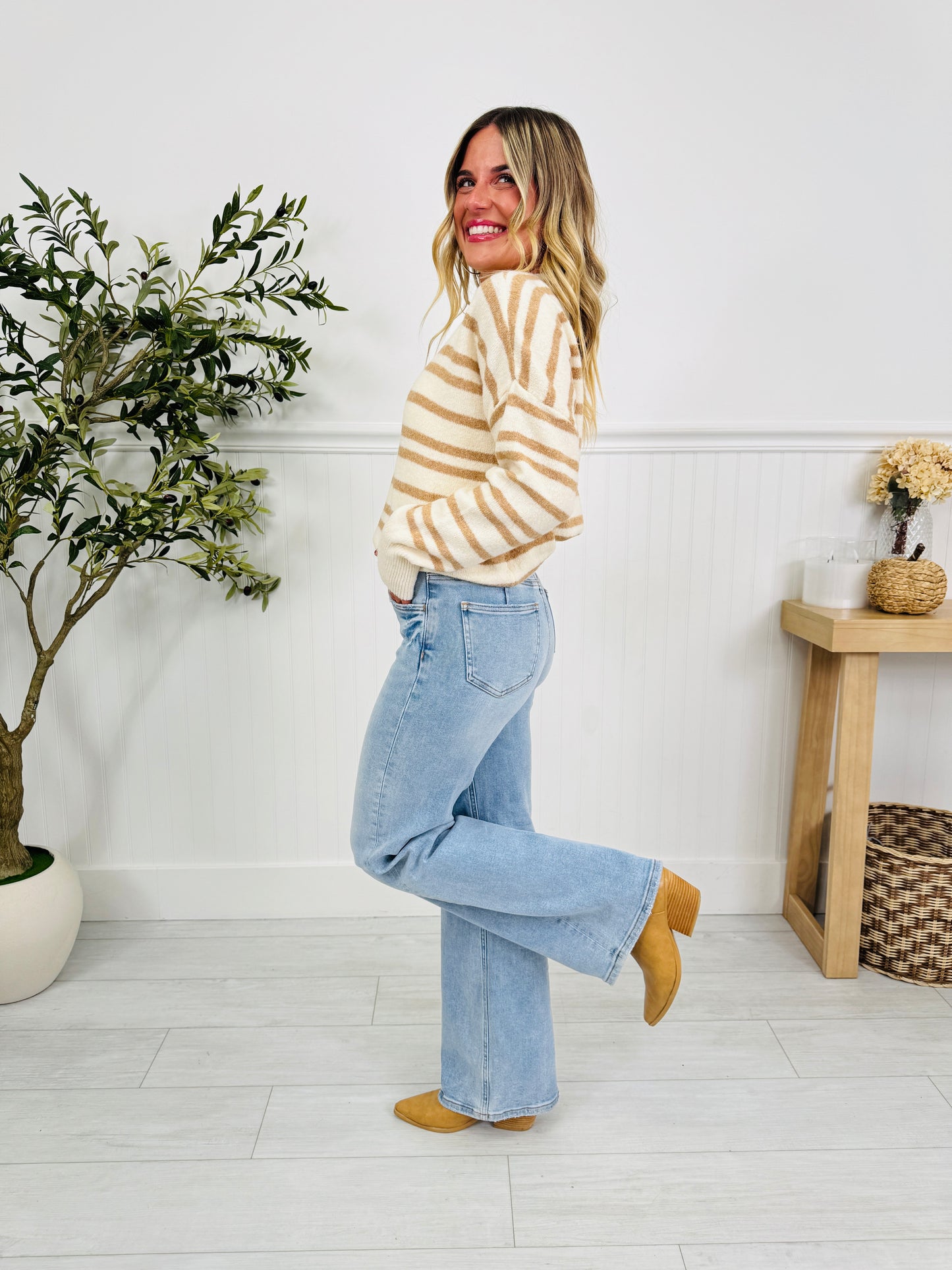 Your Best Side Wide Leg Tummy Control Jeans in Multiple Inseams