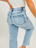 Can't Crop The Feeling MOCO Exclusive Tummy Control Cropped Wide Leg Jeans