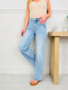 Your Best Side Wide Leg Tummy Control Jeans in Multiple Inseams