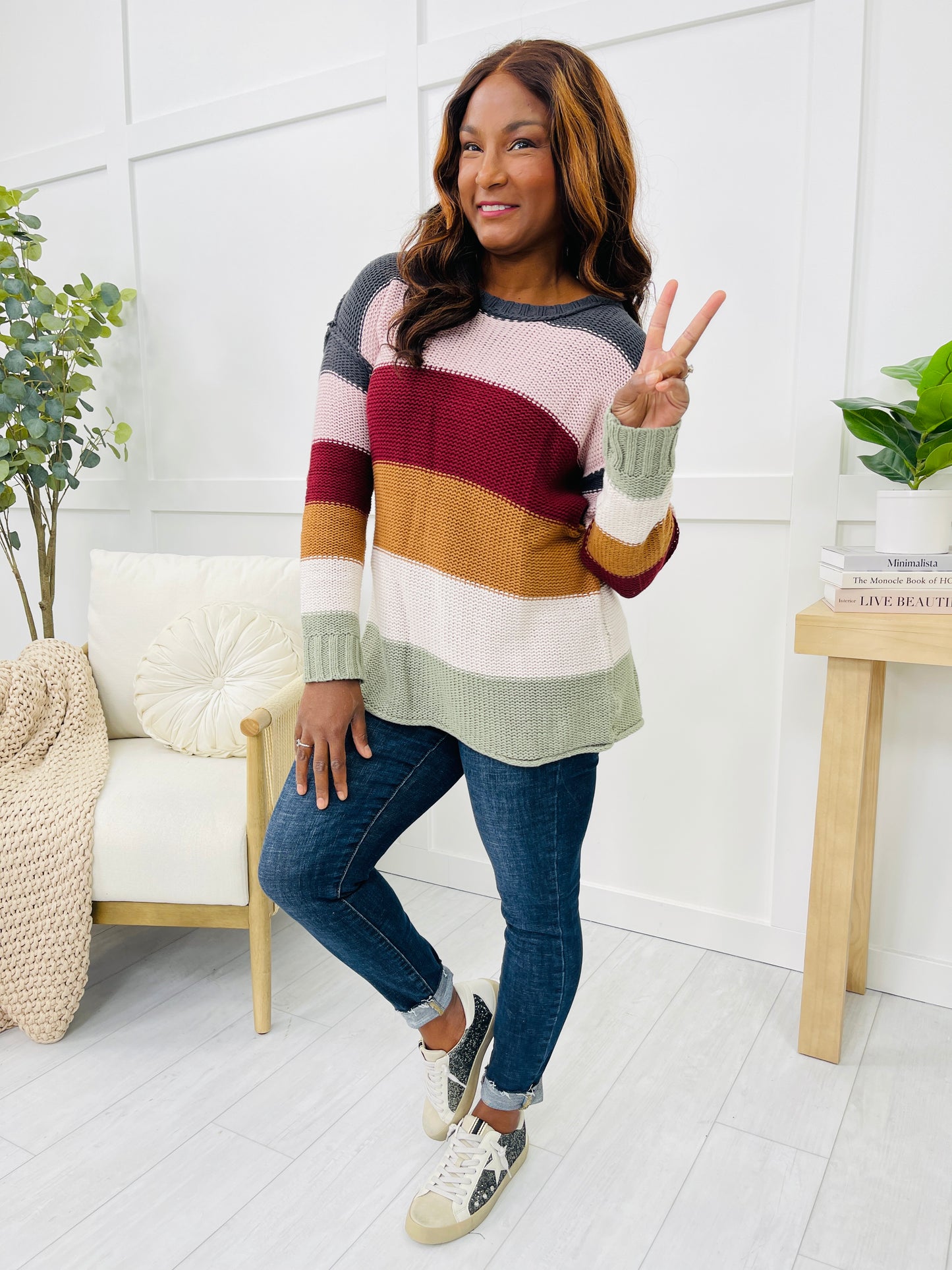 REG/CURVY Colors Of Life Sweater