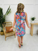 Palms And Plans Dress in Santa Monica Print