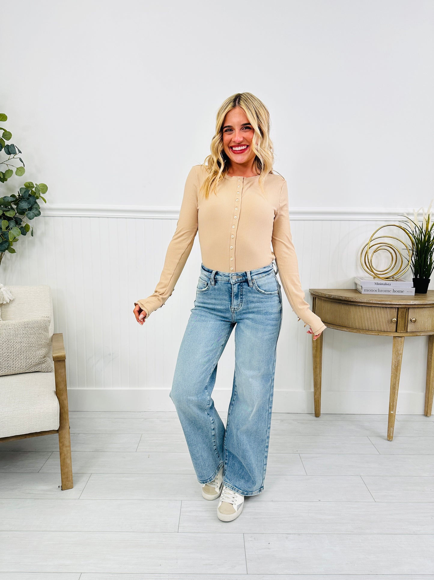 Fit Just Right Wide Leg Jeans With Tummy Control in Four Inseams