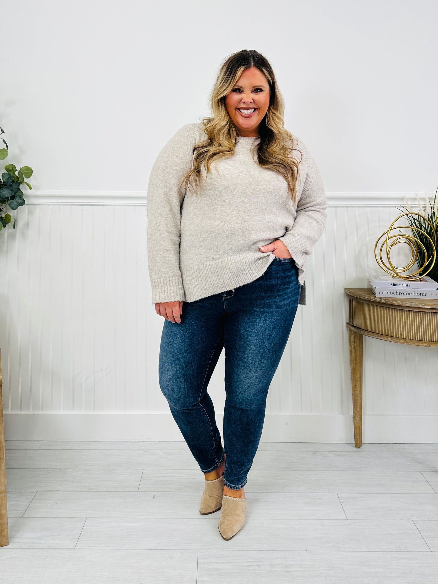 Judy Blue Confidently Cozy Thermal Skinny Jeans in Reg/Curvy