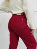 Judy Blue Merlot Moment Thermal Straight Jeans