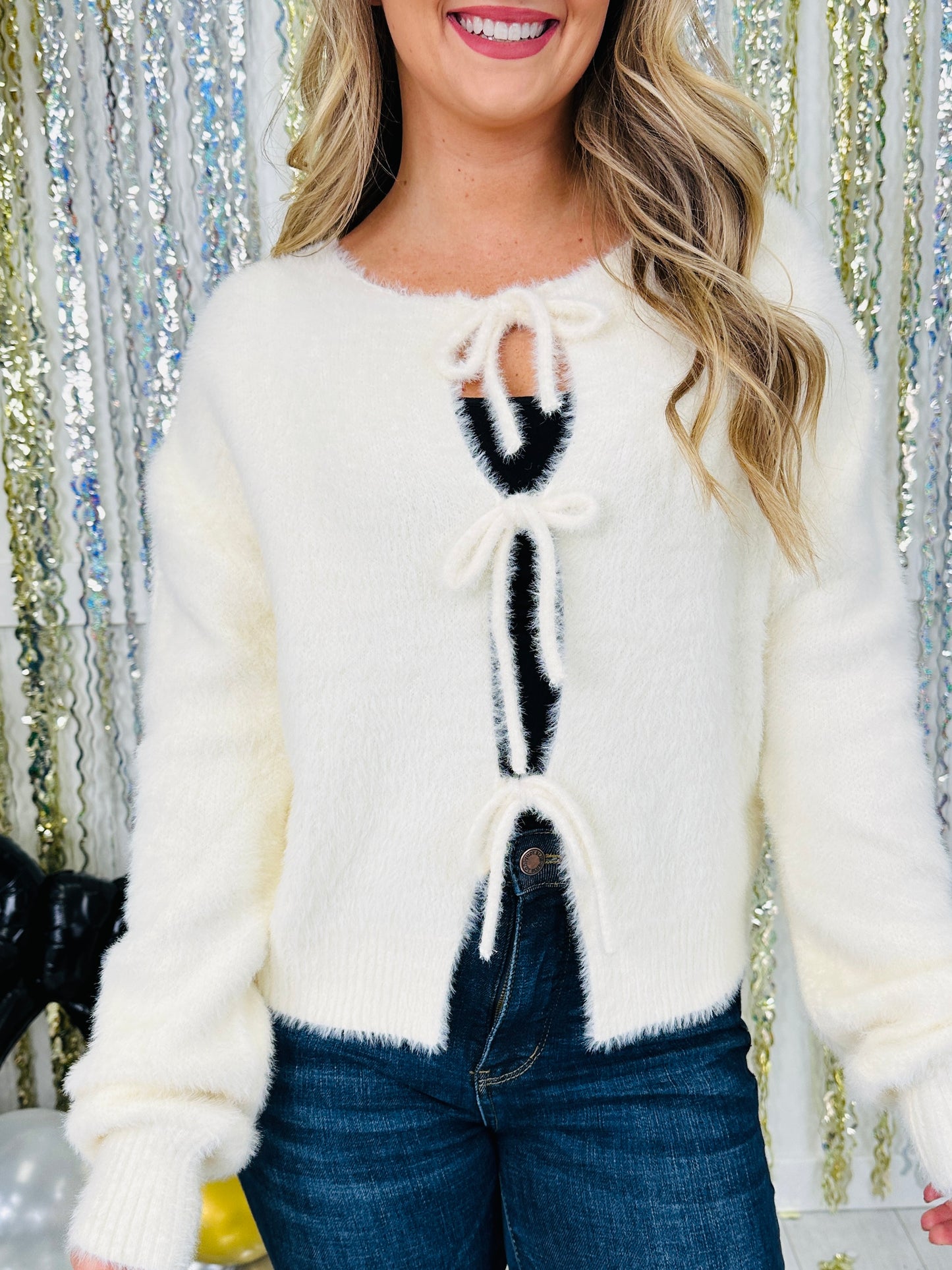 Hold Me Softly Cardigan in Ivory