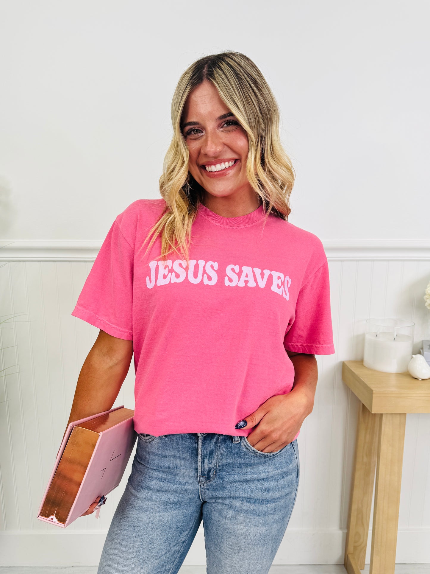 Jesus Saves Graphic Tee