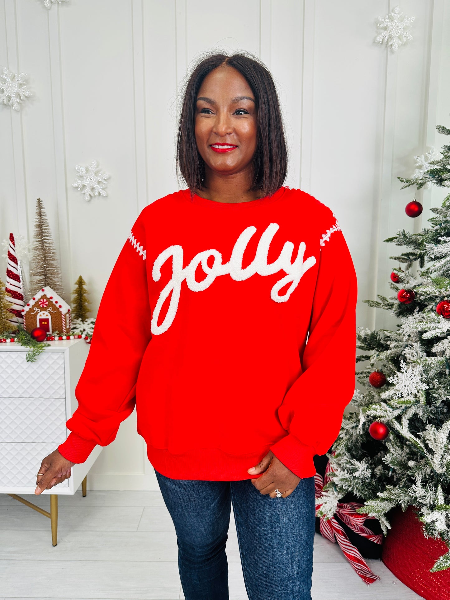 Oh So Jolly Sweatshirt- Multiple Colors!