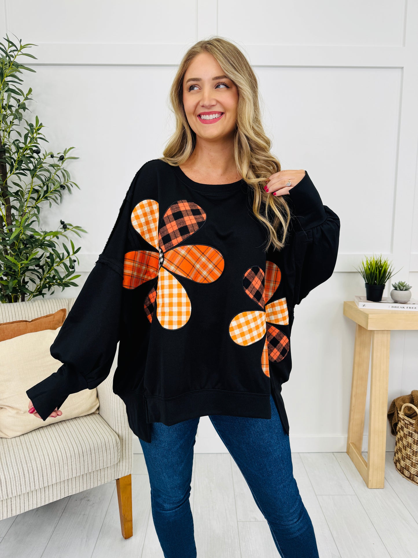 Plaid And Plenty Sweatshirt