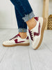 The Jetset Sneakers in Beige/Wine