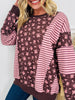 Blooming Beauty Pullover In Brown