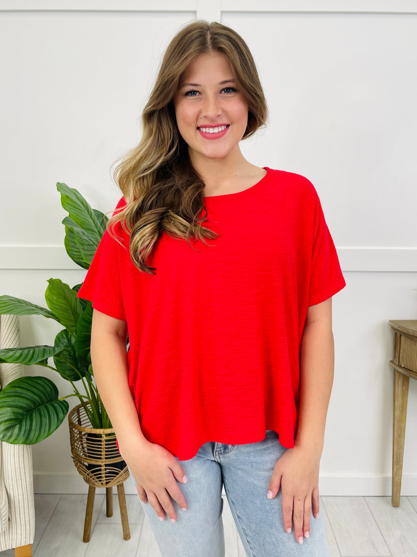 The Flowy Fix Top In Multiple Colors