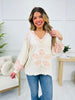 Be A Wildflower Hoodie In Cream