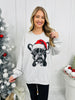 Jolly French Bulldog Graphic Crewneck Sweatshirt