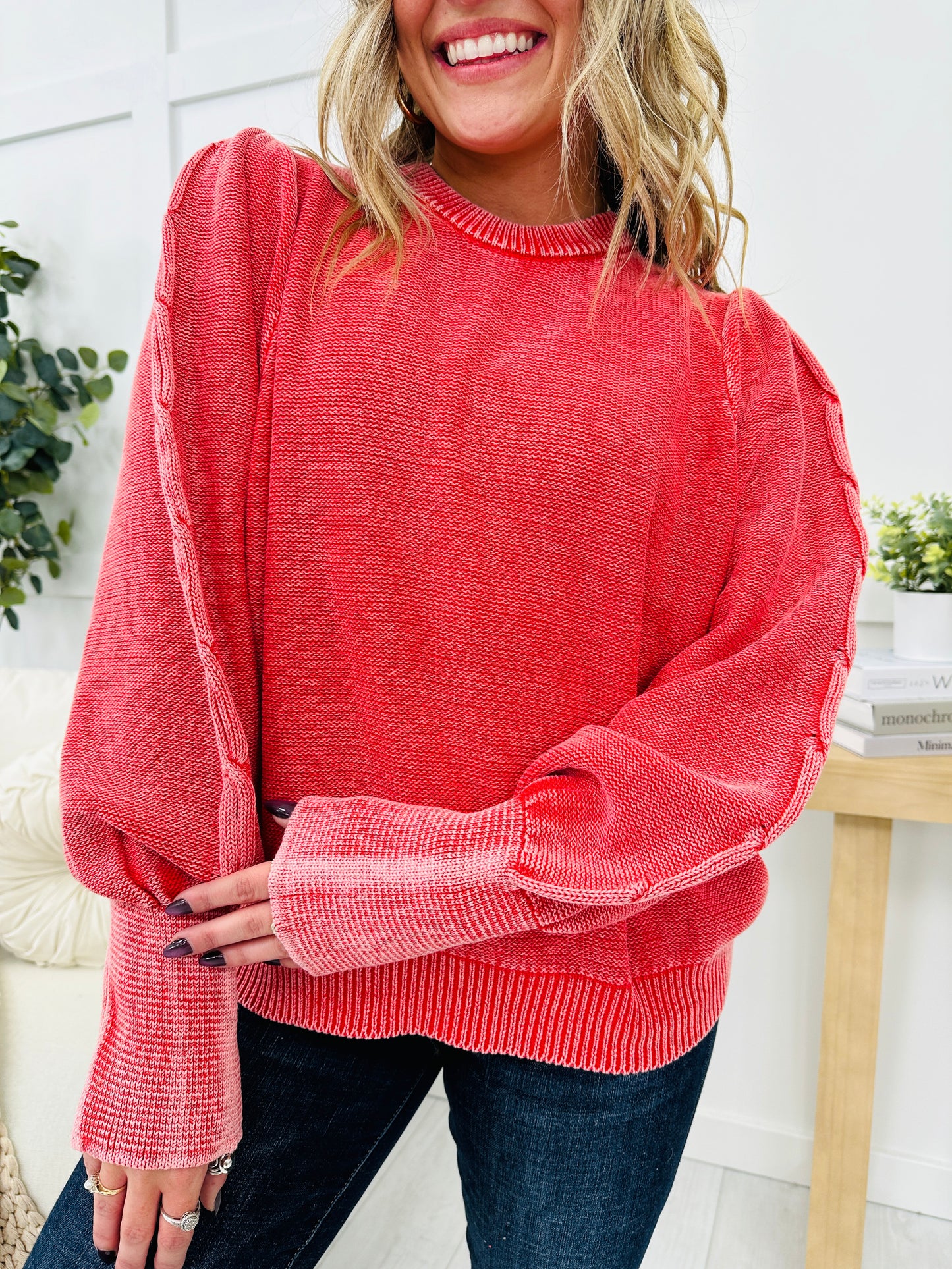 Bold Bloom Sweater- Multiple Colors!