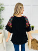Frills Before Sunrise Top in Black
