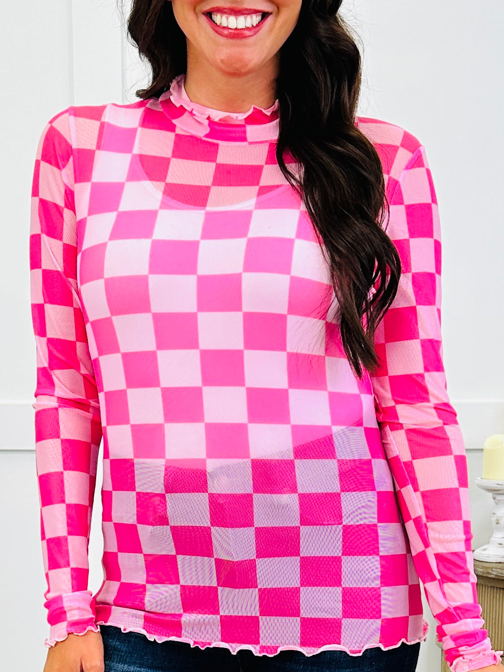 Checkerboard Crush Top