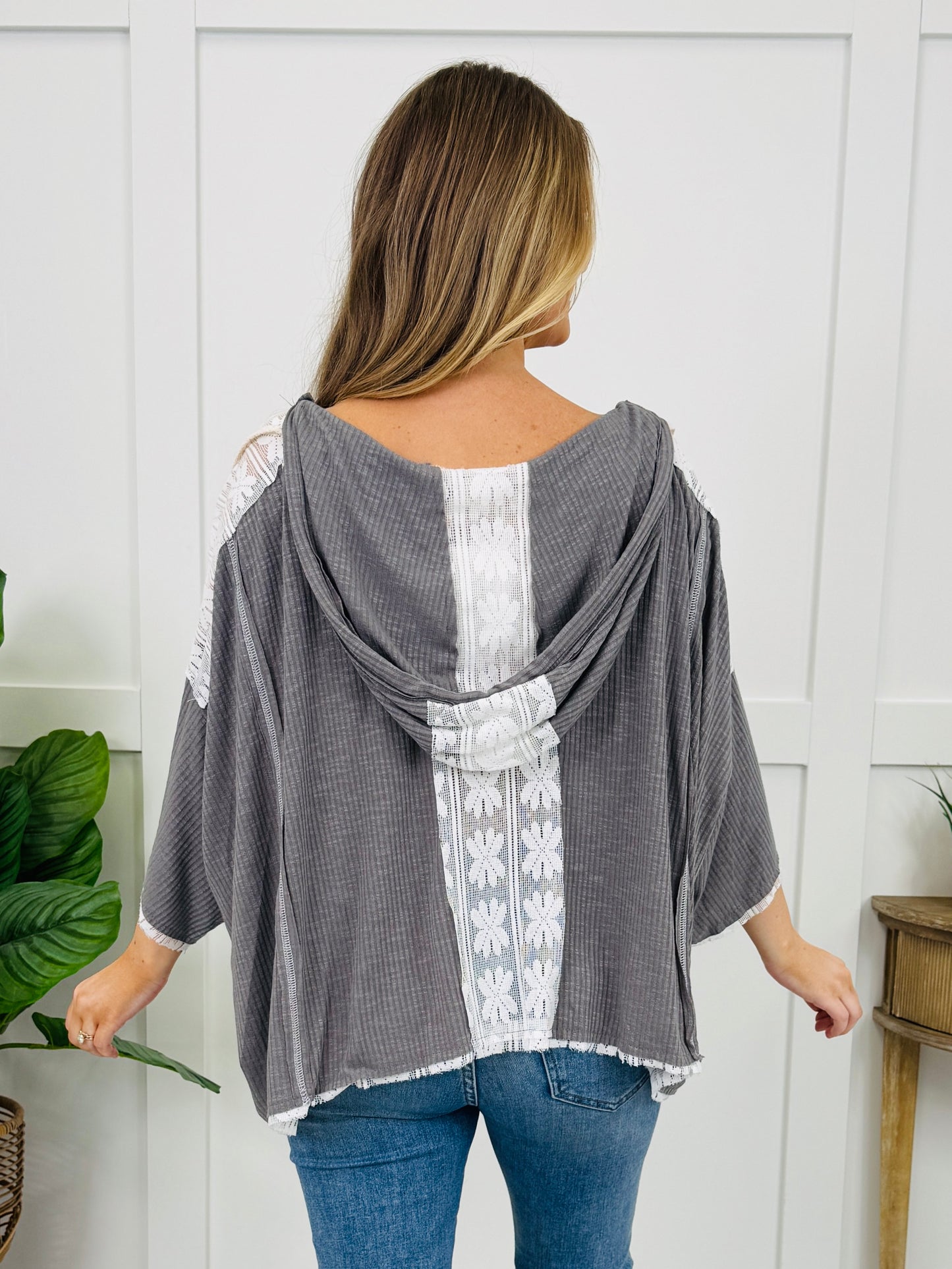 When Comfort Calls Pullover in Grey