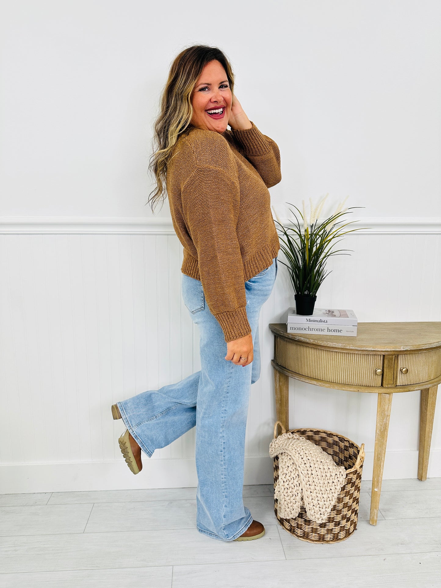 Your Best Side Wide Leg Tummy Control Jeans in Multiple Inseams