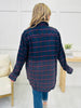 Whispering Pines Flannel In Navy