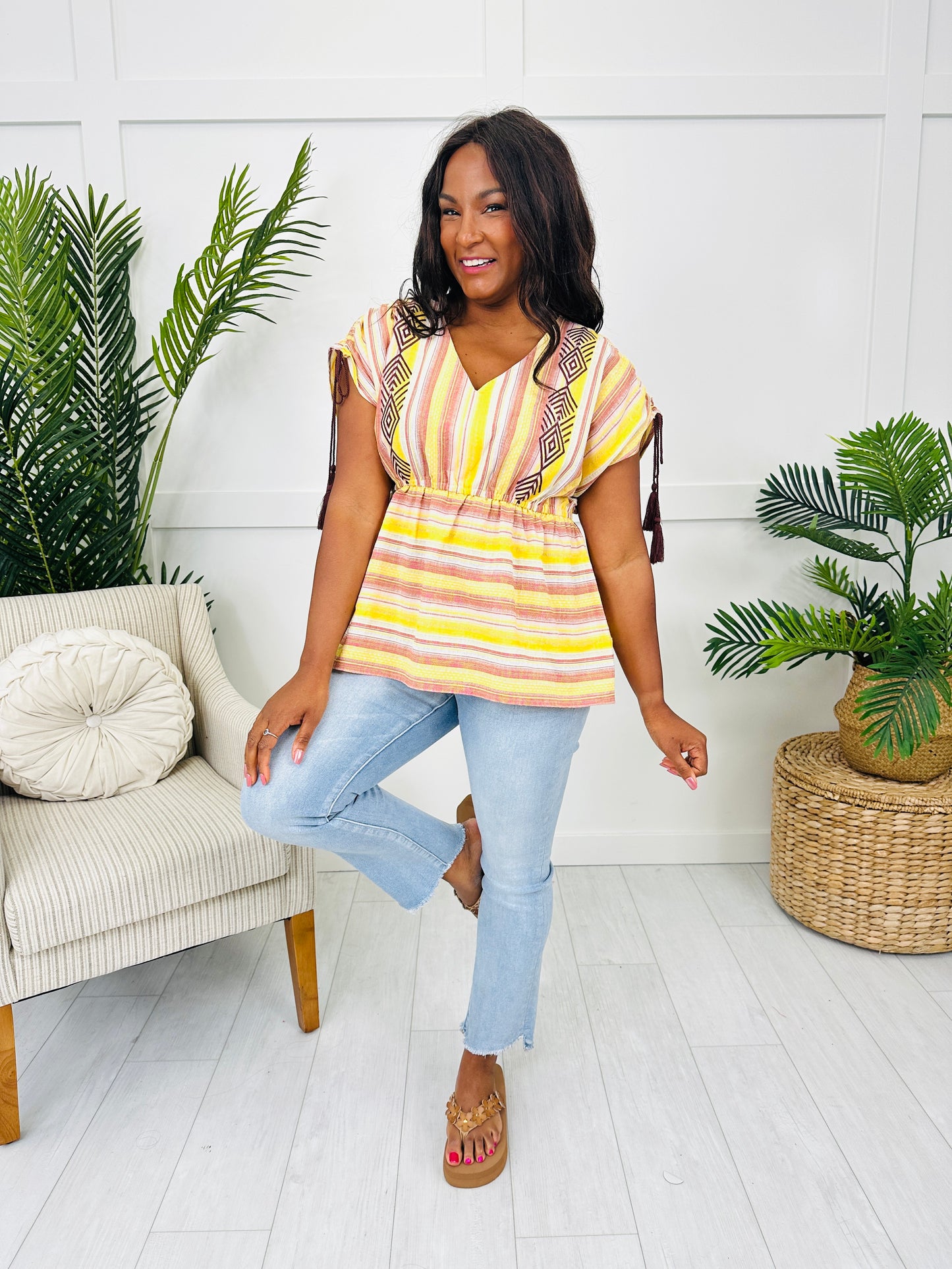 Sundown Stripes Top