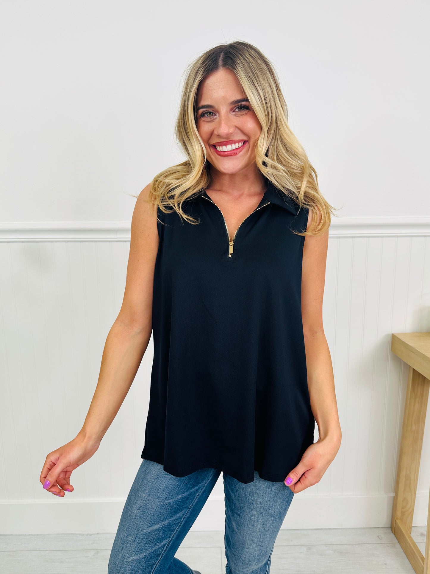 Zip Into Spring Top In Multiple Colors
