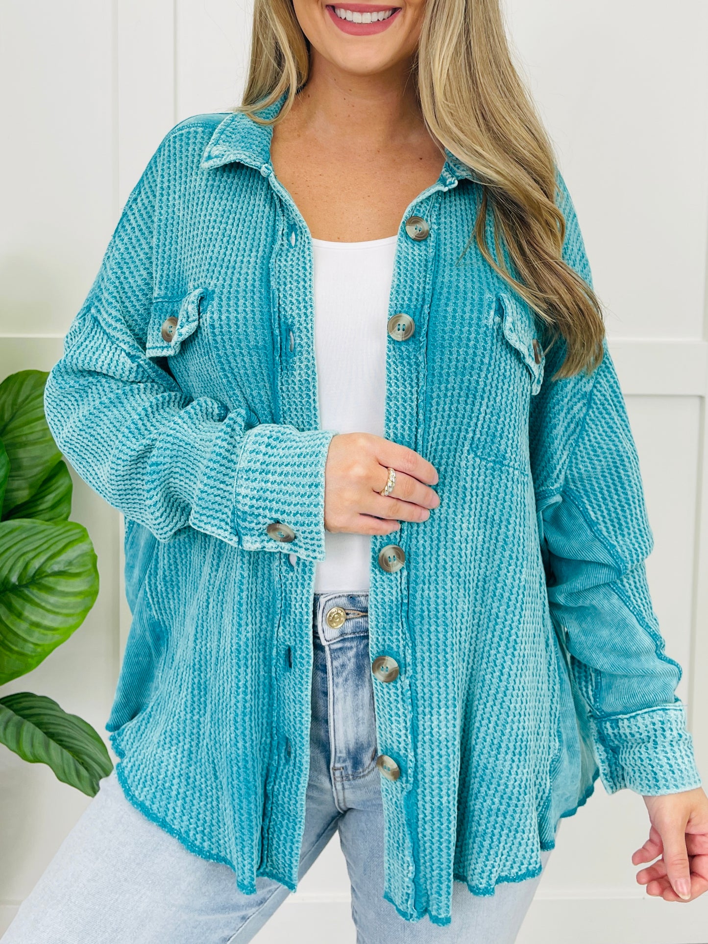 Casual Commitment Shacket in Multiple Colors!