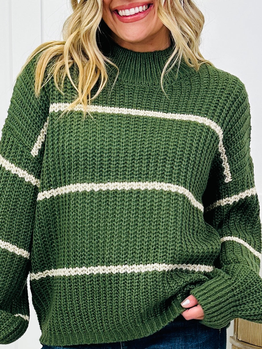 Made Our Own Light Sweater In Army Green