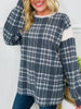 Merry In Plaid Top- Multiple Colors!