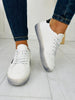 Starlight Steps Sneakers In White/Black