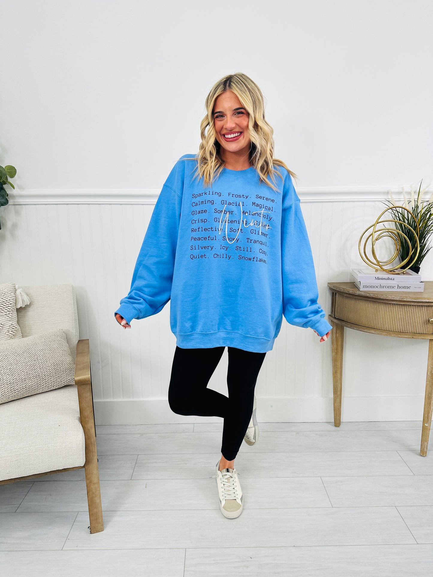 All Things Winter Graphic Crewneck Sweatshirt