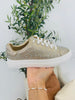 Bedazzle Boost Sneakers in Champagne