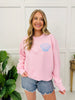 Saltwater Seashells Sunshine Graphic Crewneck Sweatshirt