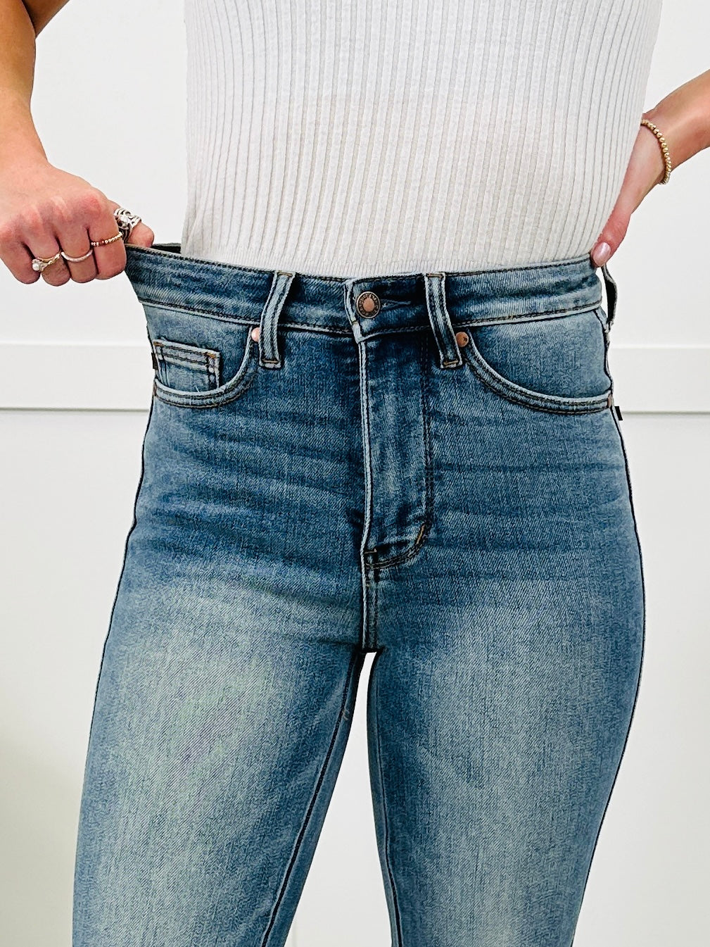 Third Time's The Charm Tummy Control Bootcut Jeans in Three Inseams