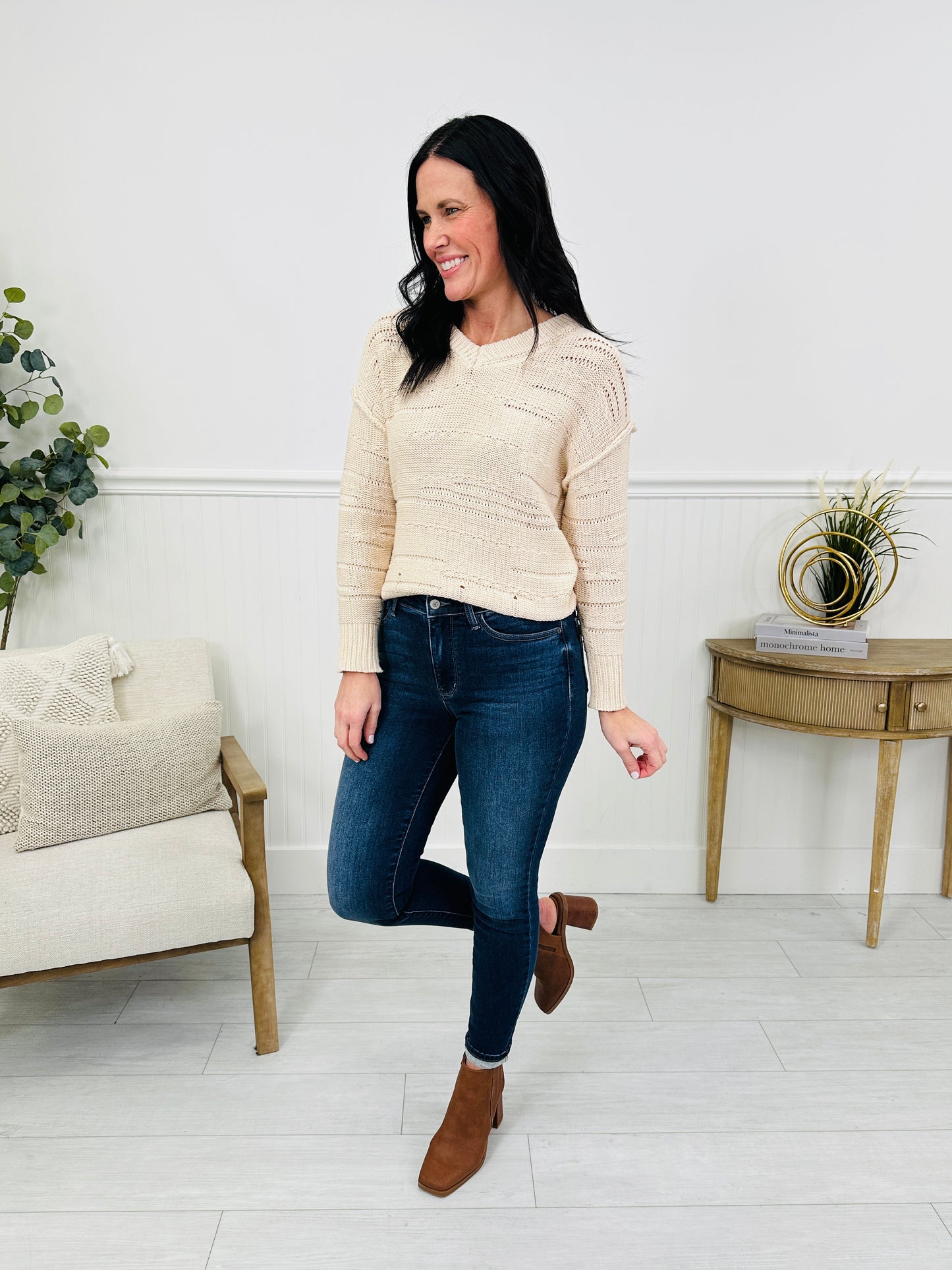 Judy Blue Keep Me Cozy Thermal Skinny Jeans