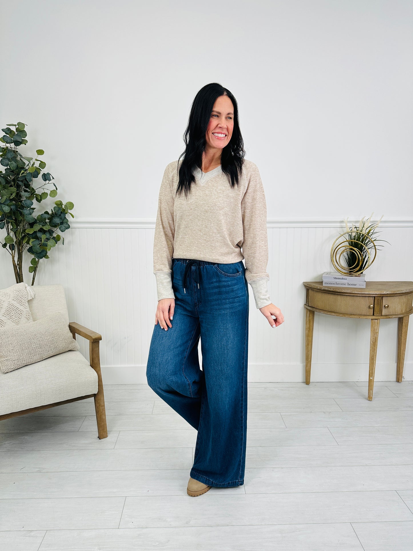 Judy Blue Light As A Featherweight Palazzo Jeans