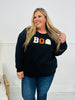 Boo Chenille Patch Crewneck Sweatshirt